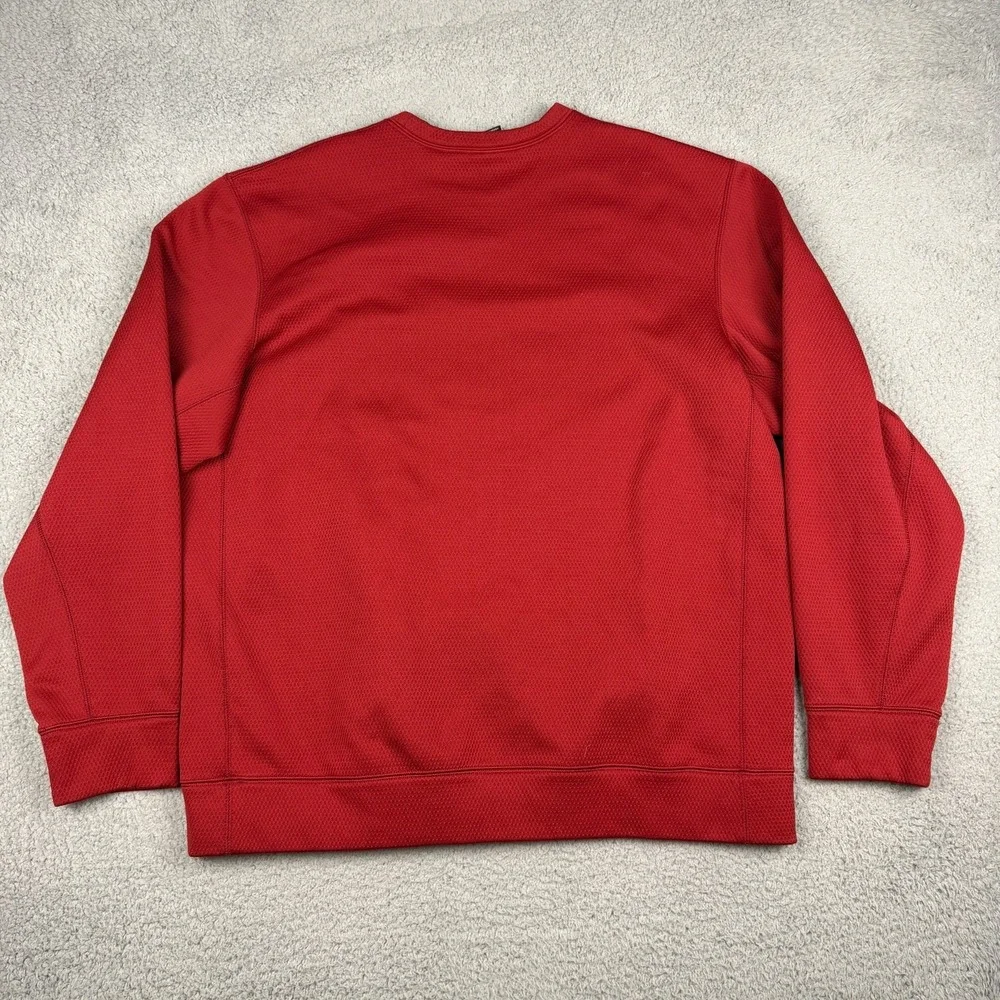 Alabama Crimson Tide Sweatshirt Mens XL Red NCAA Football Nike Pullover Crewneck